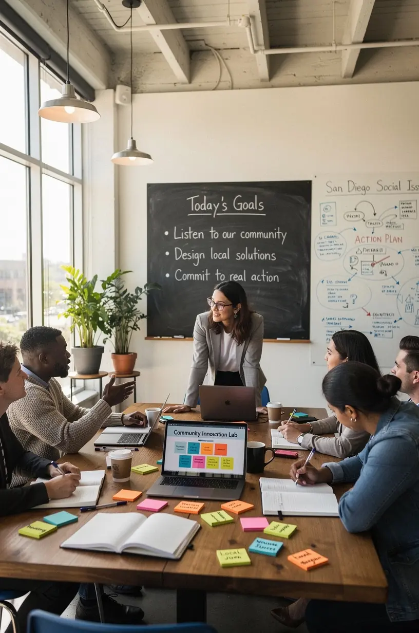 Volunteers planting trees together as part of a community-driven environmental initiative.